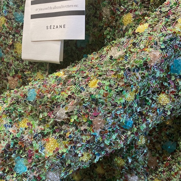 Sezane Jacket fully embroidered by hand NWT - Picture 8 of 12